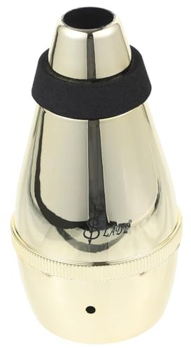 VICASKY Kleiner Stumm Für Trompete Ersatz Für Trompetendämpfer Trompete Gerade Stumm Gerade Stumme Trompete Für Trompete Trompetenschalldämpfer Abs Golden