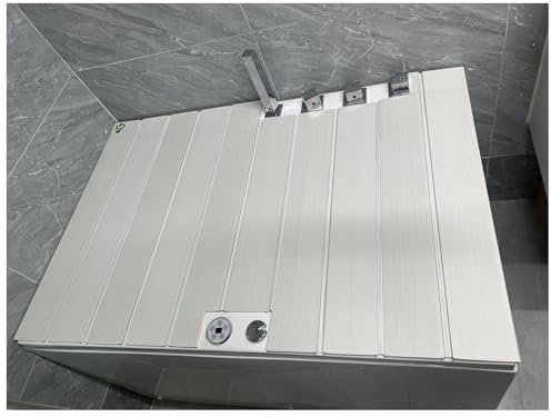 ShAzanz Bandeja Bañera Bandejas for Bañera Cubierta De Bañera Aislamiento Resistente Al Calor Tapa Baño, Grosor 0,6CM Plegable A Prueba Polvo Cubierta Tina, Teniendo 5kg Plegable(75x150x0.6cm)