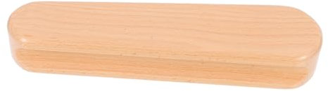 Sewroro Wooden Tailor Clapper for Sewing and Tailoring with Smooth Surface and Multifunctional Design, Natural Khaki Wood Grain Tool for Seam Flattening and Quilting Ironing Press