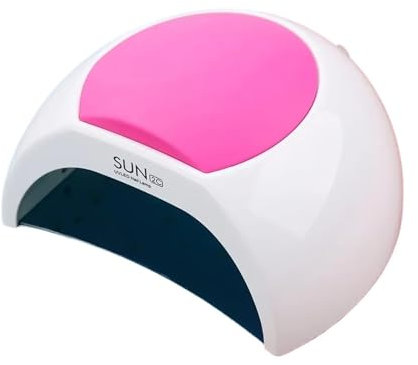 TIEOAXFT Lámpara UV for uñas Sun2C de 48 W, secador de Esmalte en Gel, lámpara for pedicura y manicura, máquina Secadora de Gel for decoración de uñas, lámpara LED for uñas