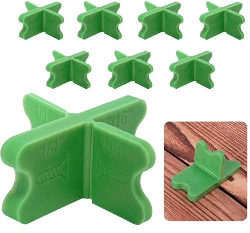 Générique Espaceurs pour Lames de Terrasse | Écarteurs pour Lames de Terrasse avec Différentes Épaisseurs - Matériaux de Construction pour Bricolage - Débutants, Particuliers & Professionnels