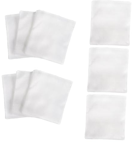 Vaguelly 200 Stück Baumwoll Make Up Entferner Pads Dünn Sanft Gesichtsreinigungspads Nagellackentferner Pads für Hautpflege und Reisen