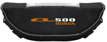 actuion Motorrad-Lenkertasche Für Hon@&da CL500 CL 500 Staub- Und wasserdichte Motorrad-Lenkrad-Navigationstasche(CL500 I)