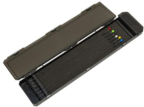 Stiff Hair Rig Box, Magnetischer Angelhaken Aufbewahrungskoffer, Karpfen Angelschnur Behälter mit Ordentlicher Hakenanordnung