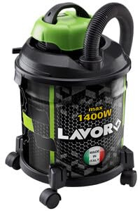 Generico Bidone Aspiratutto Professionale Joker1400S, Verde e Nero, Aspirapolvere Multifunzione