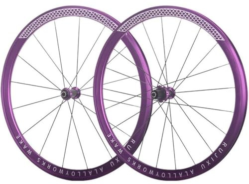 KUNYOS Rennrad Laufradsatz 700C Schnellspanner Vorder-& Hinterrad 30/40/50Mm Fahrradfelge Felgenbremse/V-Brakes Rennrad Felgen Set 7/8/9/10/11/12-Fach Vorne 2 Hinten 4 Lager,50mm