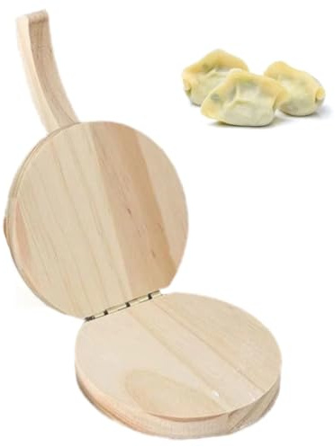 Prensa de tortillas de madera - Máquina para hacer bolas de masa de madera para hacer tortillas, envoltorios de bolas de masa y panes planos - Prensa de cocina manual fácil de usar Color