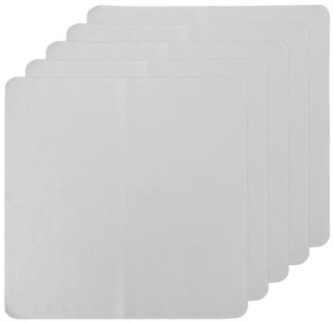 DIYEAH para Limpieza Óptima 5 Paños de Limpieza para Gafas de Microfibra Grandes y Reutilizables y Pantallas de Ordenador, Portátiles