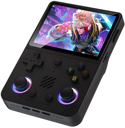 Consola de juegos portátil con pantalla 3D de 3.5 pulgadas con almacenamiento de 64 G/128 G, dispositivo portátil para videoconsola retro moderna