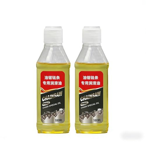 2 Pièces Huile De Tronçonneuse, 100ml Lubrifiant pour Tronçonneuse, Solvant Synthétique Anti-Rouille, Lubrifiant Pénétrant Profondément, pour Taille Haies, ÉQuipements Hydrauliques
