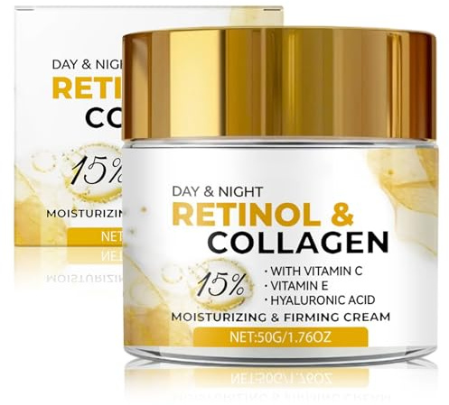 Ninnyi Retinol Cream for Face Anti Aging, Collagen and Hyaluronic Acid Anti Wrinkle Cream for Women Facial Skin Care