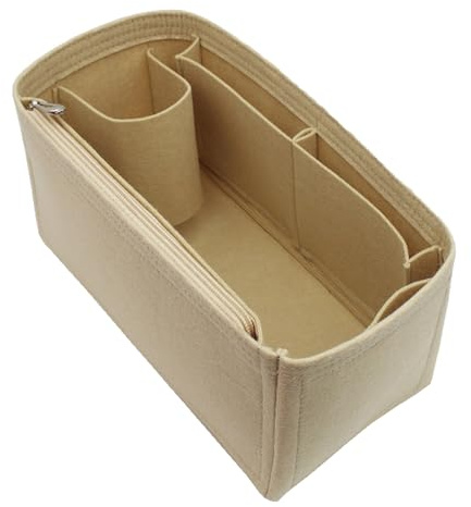 Funien Tygväska Organizer Insats Handväska Organizer Väska Insats Flerfack Förvaringsinsats Lättviktsfilt med 3 Storlekar för Speedy 25 30 35 (Typ 25 (23x13x13cm))