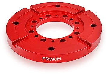 PROAIM Piastra Mitchell per supporto telecamera/configurazione cardanica. Soluzione multiuso per accessori Mitchell. Per attrezzature di presa e carrelli di produzione (MP-306-00)