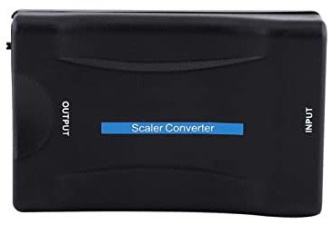 Socobeta Scart-zu-HDMI-Konverter Audio-Video-Adapter mit USB-Kabel Unterstützung 720P 1080P Ausgang
