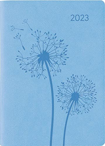 Ladytimer Mini Deluxe Sky 2023 - Taschen-Kalender 8x11,5 cm - Tucson Einband - mit Motivprägung - Weekly - 144 Seiten - Alpha Edition