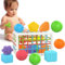 Montessori Spielzeug ab 1-3 Jahre, Spielzeug ab 1 Jahr Baby Spielzeug Motorikspielzeug ab 1-3 Jahre Kinder Spielzeug Jungen Mädchen Lernspiele ab 1 2 3Jahre Formensortierspiel Geschenke Mädchen Junge