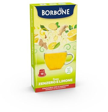 Caffè Borbone Tisana Zenzero e Limone - 10 Capsule - Compatibili con macchine ad uso domestico Nespresso®*