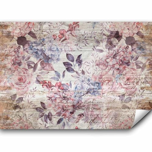 murando - Fototapete Premium-Vlies Blumen, 400x280 cm, Schlafzimmer, modern | Premium-Vliesstoff, Full HD Druck, hochwertige Verarbeitung fürs Wohnzimmer, schnelle Montage, lichtbeständig, geruchsfrei