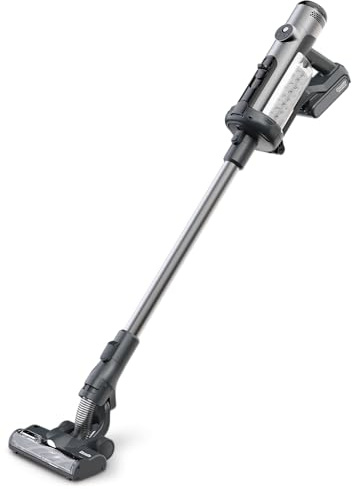 Numatic Henry Quick NQ100 Cordless Stick Vacuum, Grey, 300W 1 Litre - Includes 2 Batterys