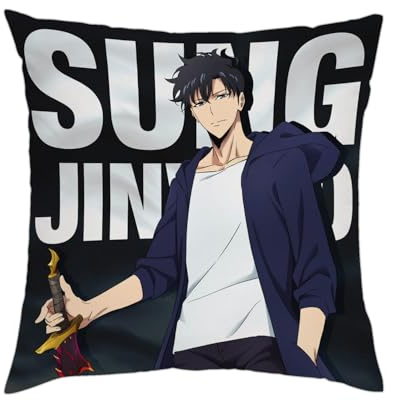 Crunchyroll – Solo Leveling – motiv 1 – plysch, kudde, kudde – original och licensierad