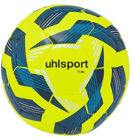 uhlsport TEAM palloni da calcio - palloni da allenamento durevoli per l'allenamento della squadra - calcio per bambini e adulti, misura 3, misura 4 e misura 5
