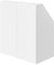Bellamio Aland Dachschräge Regal in weiß – Dachschrägenschrank mit 2 Push-to-Open Türen & 3 Fächern – Bücherregal/Kleiderschrank – platzsparender Stauraum für schräge Wände 100x90x52 (HxBxT)