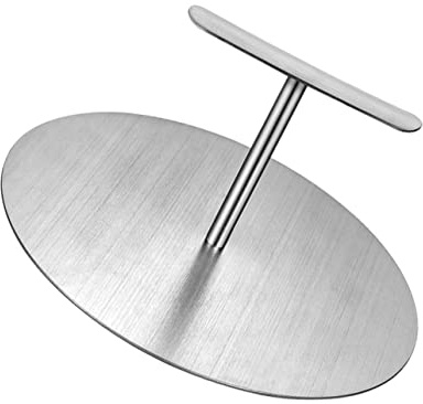 PartyKindom Edelstahl Burgerpresse Leicht und Silber, Reinigen Küche Grill | Multifunktionale Fleischpresse, Sicher Nutzbar, für Kochen, Erwachsene und Kinder, Zubehör aus Edelstahl
