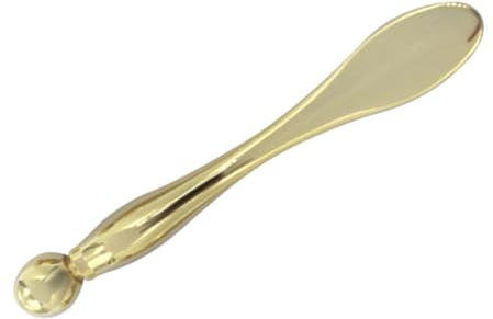 NIYANGLE Kosmetikspatel Für Creme Und Augenmassagestab Aus Zinklegierung Gesichtsstraffungs-tool Mit Löffel Und Stäbchen-design Für Reduzierte Schwellungen Und Cremeaufnahme