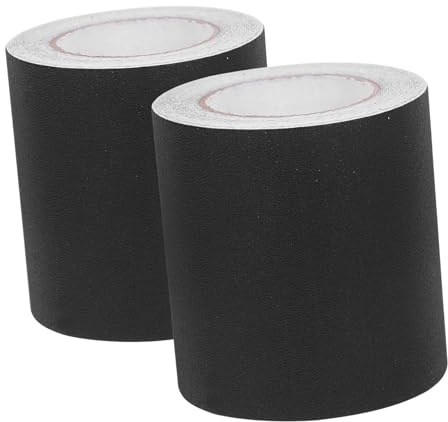 SHINEOFI Selbstklebende Flexible Fußleistenabdeckungen Aus Marmoroptik 2 Rollen Je 5 Meter Sockelleistenaufkleber Oberflächenrau Schwarz Wasserbeständig Für Wand Und Bodenverkleidung