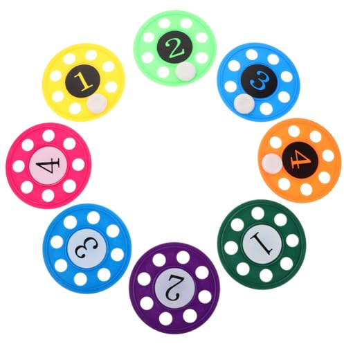 Vaguelly Numbered Pool Diving Discs for Kids - Summer Underwater Training Toys to Improve Diving Skills and Swimming Practice Durable Dive Discs for Outdoor Water Games