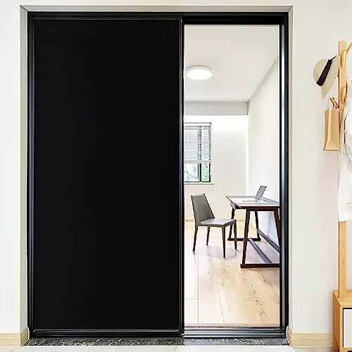 Vinilo Ventana Anti Sol Negro Vinilos para Cristales Translucido Window Film Vinilo Opaco para Ventanas Privacidad Lámina Privacidad Ventana Baño Cocina 45x100cm/1 Pcs
