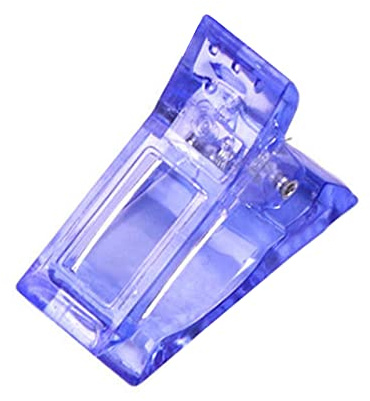 1 pince à ongles en cristal pour extension de doigt - Fixation rapide - Polygel - Outil d'art réutilisable - Sans danger - Pour manucure professionnelle ou domestique