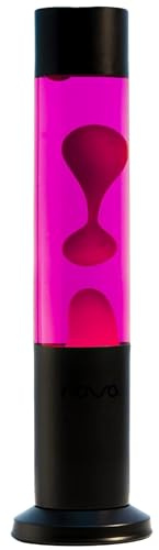 Nova Wax Lamp Purple Liquid Red Wax