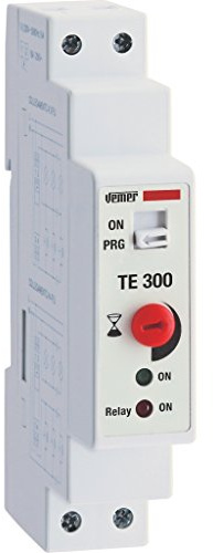 VEMER VE766700 TE-300 - Temporizador Electrónico Multifunciónde Luz de Escalera para Carril DIN, Blanco