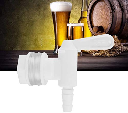 3/8 White Plastic Beer Brew Bucket Faucet for Home Beer Brew Beer Water Dispenser Faucet