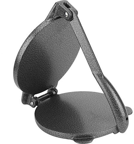 Wosune Presse à Tortillas, Machine à Tortillas antiadhésive de 6,5 po, Fonte Facile à Nettoyer pour la Maison de Restaurant