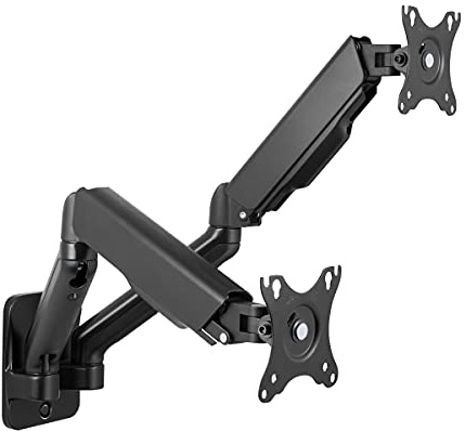 Logilink Bp0146 Supporti A Parete Per Tv 81,3 Cm [32] Nero (dual Monitor Wall Mount, - 17-32, Steel, Gas Spring, - Arm Length: 450 Mm - Warranty: 48m)