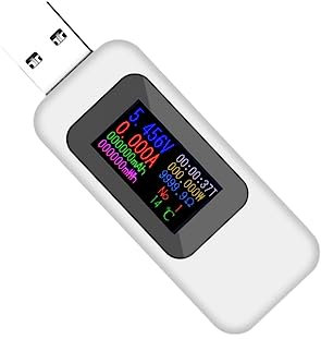 DOITOOL USB Voltmeter Voltage Tester for Charger High Precision Calibration USB Power LCD Display