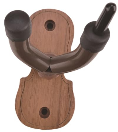 ibasenice Wandmontierter Geigenhalter mit Schutzfläche Kompakter Aufbewahrungshalter für Violine Bratsche und Erhu Einfache Installation