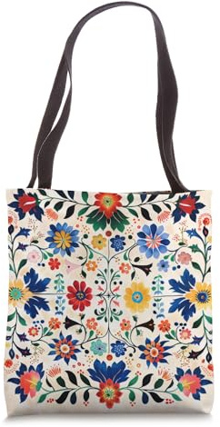 Traditional Hungarian Pattern Tote Bag