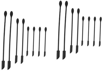 Amosfun Lot De 2 Petites Spatules En Silicone Pour Maquillage Et Pâtisserie Non Nettoyantes Multi-usages Pour Pots Crème Au Miel Pour 8 Pièces X 2