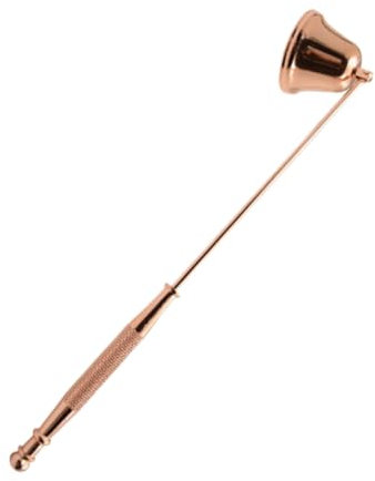 Zerodeko 1stück Gold Wick Snuffer Hochwertiger Kerzenlöscher Aus Für Teelichter Und Glasbehälter Verlängert Die Der Kerze Und Verhindert Rußbildung