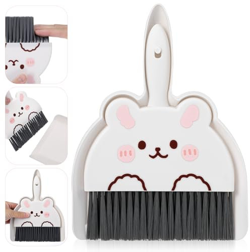 Ouligay Scopa da tavolo con paletta, scopa a mano e pala, mini scopa e scopa, set di scope e scopa, per casa, ufficio, scuola e animali domestici