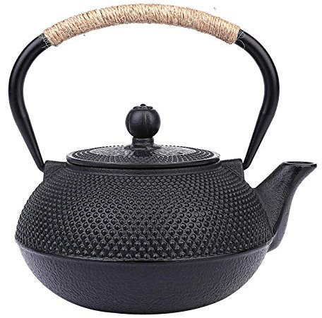 Teiera Giapponese in ghisa, teiera con infusore in Acciaio Inox, bollitore per tè Oolong, caffettiera da 0,9 l.