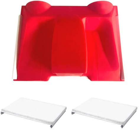 Hsrag Mini Paint Edger Tool 5 - Red Edge Painting Tool with 2 Replacement Pads, Paint Edging Tool for Walls, Ceilings & Corners