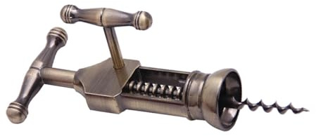 LIGIGWASH Sacacorchos Vino Profesional de Aleación de Zinc Resistente con Diseño Ergonómico Multifuncional para Abrir Botellas y Cervezas Incluye Destapador y Caja Color Marrón