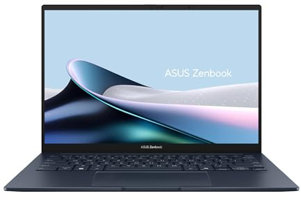ASUS Zenbook 14 | 14 WUXGA | Ultra 9 285H | RAM: 32GB | SSD: 500GB | Laptop in Ponder Blue | OLED | Touch | beleuchtete Tastatur | Aluminium | Windows 11 Pro | Office 2024 Pro