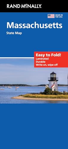 Rand McNally Easy to Fold: Massachusetts State Laminated Map
