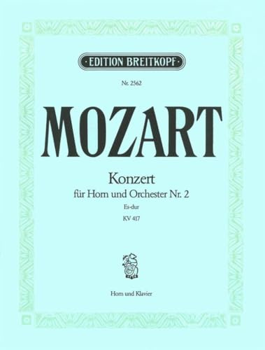 Hornkonzert Es-dur KV 417 - Ausgabe für Horn (Es/F) und Klavier (EB 2562)