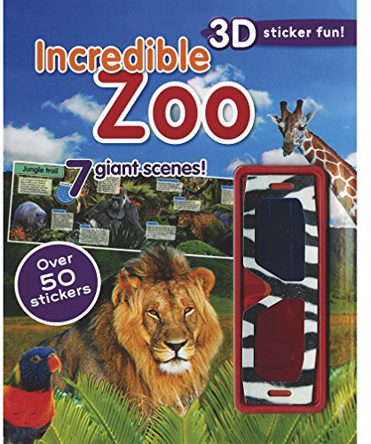 Incredible Zoo 3d Sticker Scene